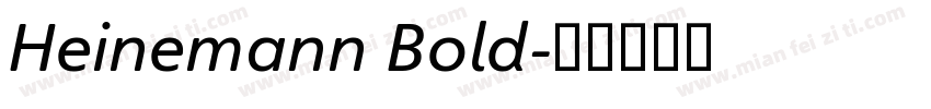 Heinemann Bold字体转换